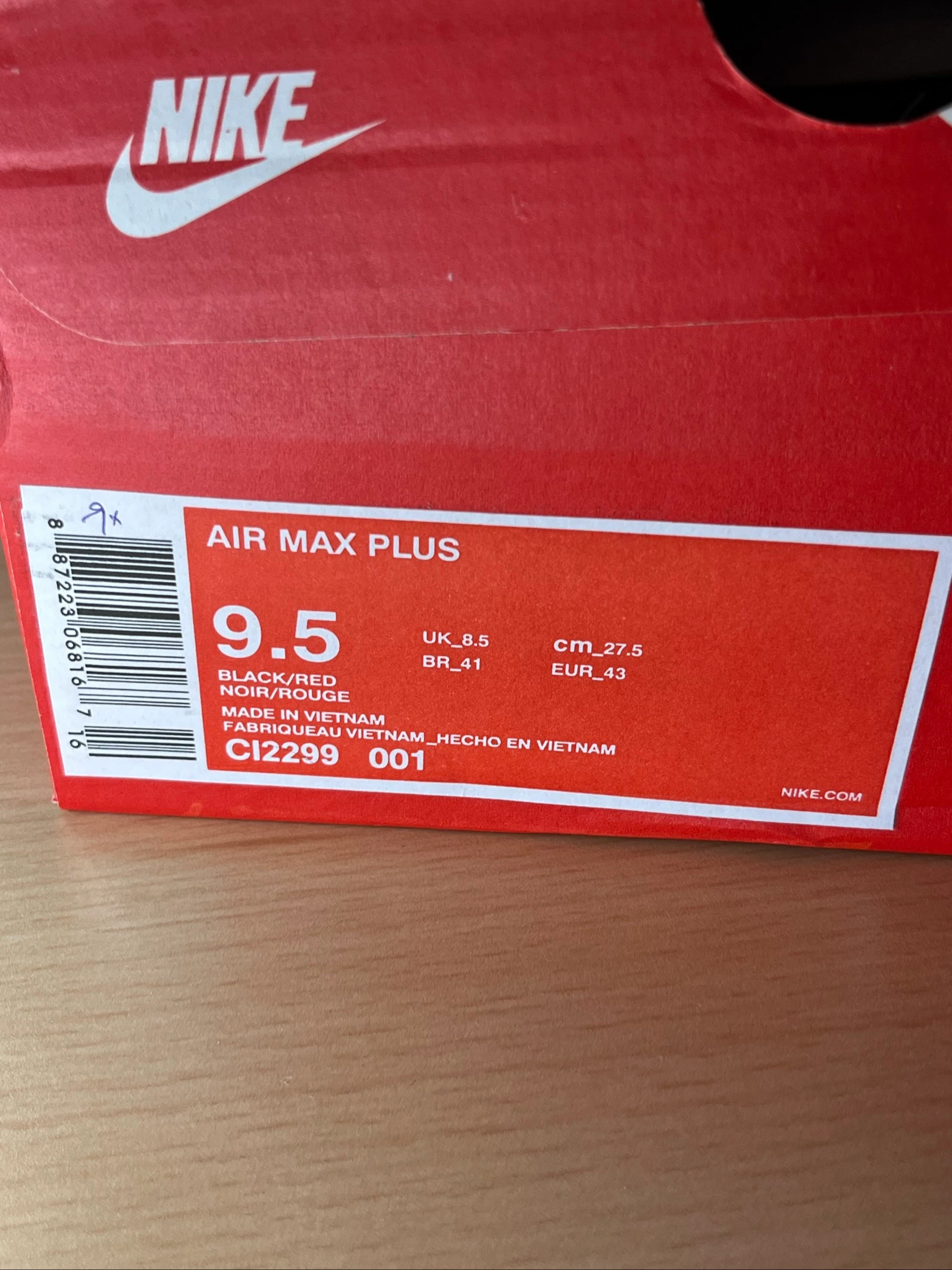 Nike Air Max Plus (TN) Cinza/Vermelho￼ – photo 6